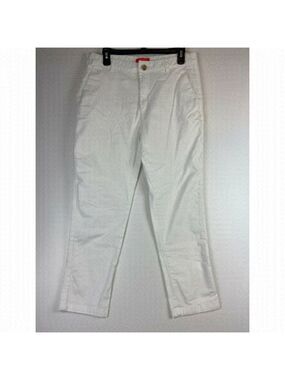Joe Fresh Style Women's White Chino Pants Size 8